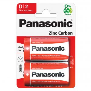 Baterii D R20 1.5V Panasonic Zinc Blister 2