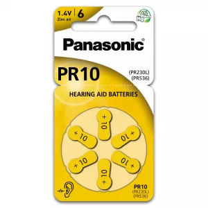 Baterii Aparat Auditiv 10A 100mAh 1.4V Panasonic Blister 6