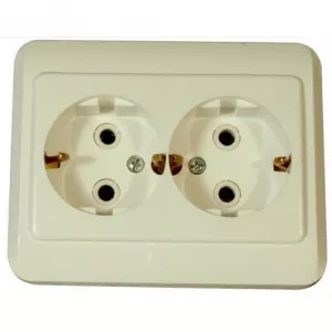 Priza dubla ST schuko ceramica alba Relee Medias 45815 (18)