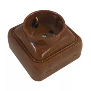 Priza simpla PT schuko Mahon SPN1101M  (1/10)