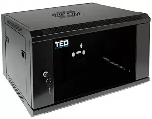 Rack 4U cu geam 600 x 450 mm wall mount Ted Electric