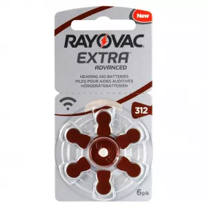 Baterii Aparat Auditiv 312A 180mAh 1.45V Rayovac Blister 6