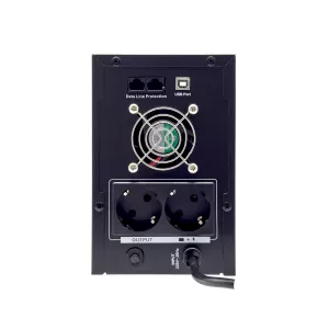 UPS 2100VA 1200W cu Stabilizator si Management, 2x Schuko, Ecran LCD si 2x Acumulator 12V 9Ah, TED Electric