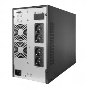 Online Dubla Conversie - UPS Online 3kVA/2700W Monofazat, Dublă Conversie, Pure Sine Wave, Management LCD, Include 6 Acumulatori 12V/9Ah, TED Electric, globstar.ro
