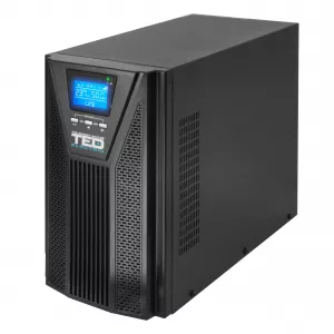 UPS Online 3kVA/2700W Monofazat, Dublă Conversie, Pure Sine Wave, Management LCD, Include 6 Acumulatori 12V/9Ah, TED Electric