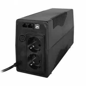 UPS 900VA 500W cu Stabilizator si Management, 2x Schuko, Ecran LCD si Acumulator 12V 9Ah, TED Electric