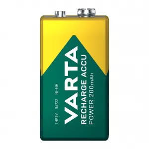 Ni-MH - Varta Acumulator 9V 200mAh Preincarcat Ni-MH 6LR61 6LF22, globstar.ro