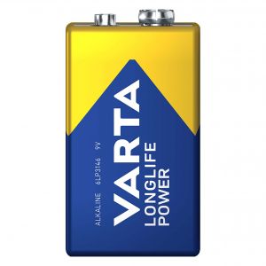 Baterie Alcalina 9V 6F22 6LR61 Varta Blister 1