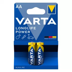 Baterii Alcaline AA LR6 1.5V Varta Blister 2