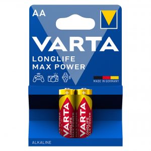 Baterii Alcaline AA LR6 1.5V Varta Max Power Blister 2