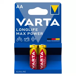 Baterii Alcaline AA LR6 1.5V Varta Max Power Blister 2