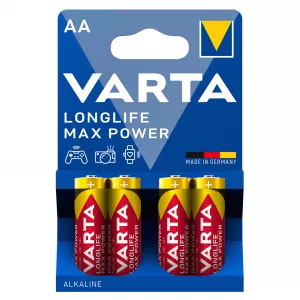 Baterii Alcaline AA LR6 1.5V Varta Max Power Blister 4