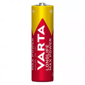 Alcaline - Baterii Alcaline AA LR6 1.5V Varta Max Power Blister 4, globstar.ro