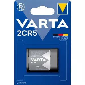 Baterie Litiu 6V 2CR5 1400mAh, Dimensiuni 34 x 17 x 45 mm Varta Blister 1
