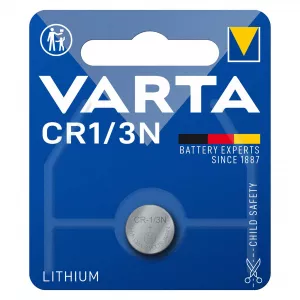 Baterie Litiu 3V CR1/3N 170mAh, Dimensiuni 11.6 x 10.8 mm Varta Blister 1