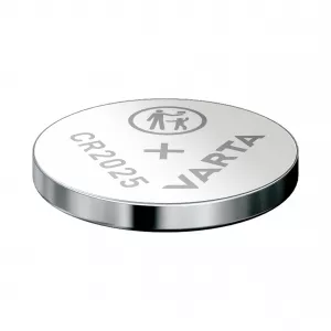 Litiu - Baterie Litiu 3V CR2025 170mAh, Dimensiuni 20 x 2.5 mm Varta Blister 1, globstar.ro