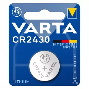 Baterie Litiu 3V CR2430 300mAh, Dimensiuni 24 x 30 mm Varta Blister 1
