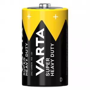 Nealcaline - Baterii D R20 1.5V Varta Super Heavy Duty Blister 2, globstar.ro