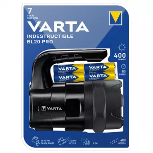 Clasice cu baterii - Lanterna cu LED 6W BL20 PRO, indestructibila 400lm IP54, include 6 x AA R6, V18751, globstar.ro