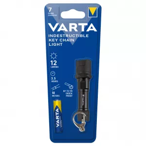 Breloc - Lanterna breloc indestructibila, include 1 x AAA R3, 16701 Varta, globstar.ro