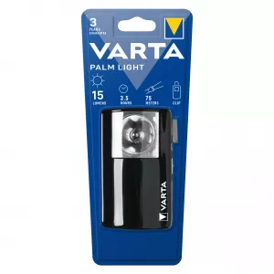 Clasice cu baterii - Lanterna cu BEC PALM LIGHT, 15lm utilizeaza 1 x 3R12, 16645 Varta, globstar.ro