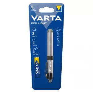 Clasice cu baterii - Lanterna cu LED PEN LIGHT, include 1 x AAA R3, 16611 Varta, globstar.ro