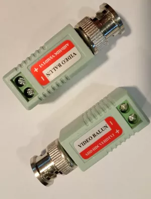 Video Balun pasiv BNC fara fir VBBNC set de 2 bucati TED410003 / TED335678