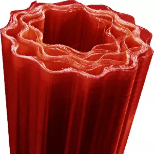 Acoperis ondulat din fibra de sticla, rosu bologna, lungime 40 m, latime 1 m, 40 m2/rola