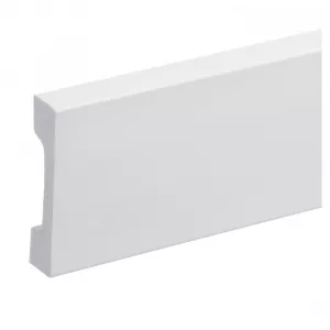 Plinta parchet compactpolimer Elegance, PC-LPC-023, alb, 2440 x 68.4 x 15.3 mm