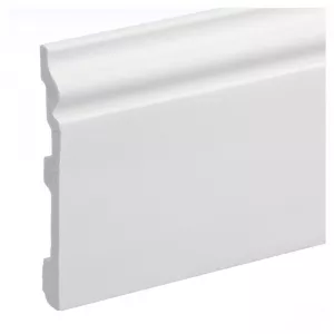 Plinta parchet compactpolimer Elegance, PC-LPC-07, alb, 2440 x 79 x 12.6 mm