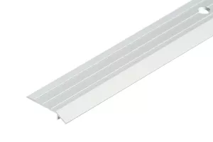 Profil aluminiu de trecere, cu diferenta de nivel, W-AL-LPS-C0-090, argintiu, 900 x 28 mm