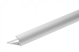 Profil aluminiu pentru colt exterior pentru gresie si faianta, PM47612, natur, 12.5 mm, 2.5 m