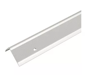 Profil aluminiu pentru treapta, PM66461, argintiu, 1800 x 40 x 25 mm