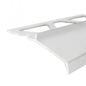 Profil aluminiu picurator pentru balcon, PM35000B, natur, 23 mm, 2 m