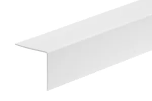 Profil PVC pentru protectie colt, C-PVC-40*40-ALB-101, alb, 2750 x 40 x 40 mm