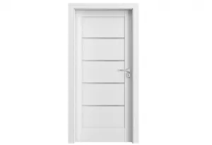Foaie de ușă de interior cu finisaj sintetic, porta decor albă, Verte Home G4, Norma Ceha (H0 - 2020 mm)