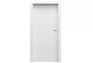 Foaie de ușă de interior cu finisaj sintetic, Porta Decor, wenge alb, model plină, Norma Poloneza (H0 - 2060 mm)