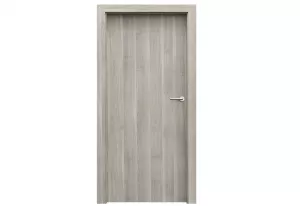 Foaie de ușă de interior cu finisaj sintetic, Porta Decor, Acacia Argintiu, model plină, Norma Poloneza (H0 - 2060 mm)