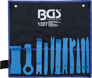 BGS 1327  Set pentru demontat interioare, cheder, garnituri, clipsuri, fete de usi, 11piese