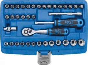 BGS 2151 Set chei tubulare Gear Lock, antrenare 1/4