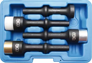 BGS 9002 Set 4 dornuri pentru dalta pneumatica cu capete din materiale diferite : Teflon, Aluminiu, Cupru
