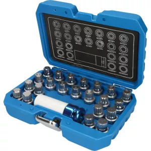Brilliant Tools BT691260 Set chei pentru antifurturi roți VW, 23 buc