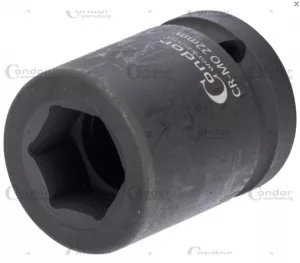 Condor 22600-K22 Tubulara de impact hexagon 22 mm, antrenare 3/4
