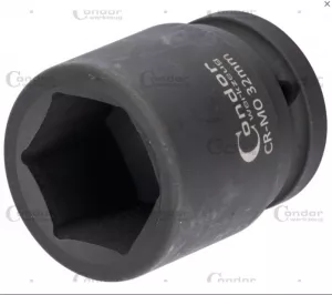 Condor 22600-K32 Tubulara de impact hexagon 32 mm, antrenare 3/4