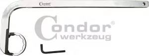 Condor 4258 Cheie pentru filtru de ulei pentru cuplaje Haldex, VW, bi-hex 46 mm
