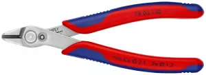 Knipex 7803140 Electronic Super Knips® XL Sfic de precizie Ø 0,2 – 2,1 mm, manşoane multicomponent, lungime 140 mm