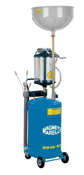 Magneti Marelli 007935016720 Recuperator de ulei 80 litri cu vas de vizualizare, extractie prin cadere si absortie MMOD-02