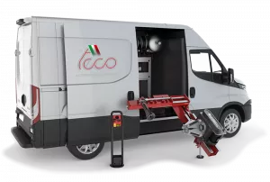 Teco 500 MS  Aparat pentru service mobil de montat si demontat
anvelope de camioane