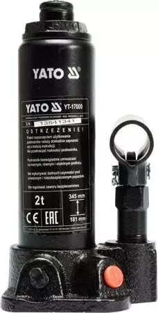 Yato YT-17000 Cric hidraulic cu capacitatea de ridicare de 2 tone