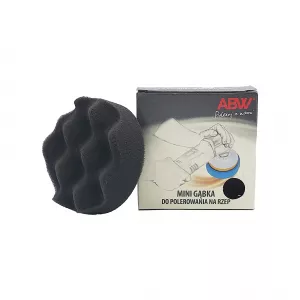 ABW Burete de polisat valurit negru cu scai 80 mm